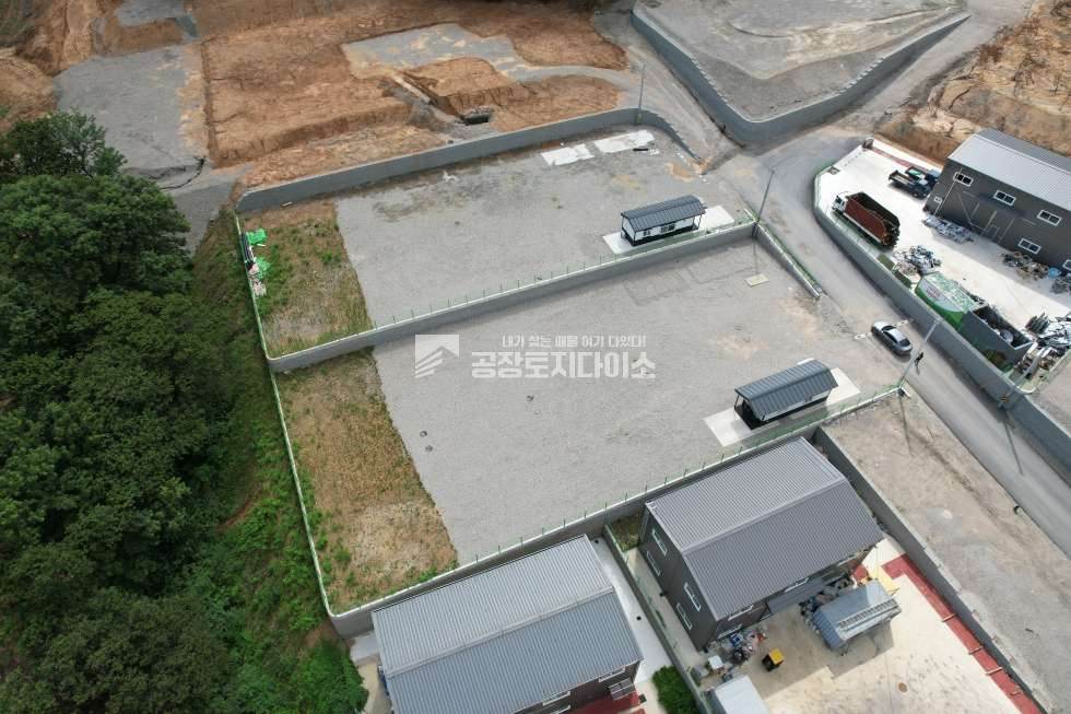 경기 화성만세구 장안면 수촌리 보강토 및 공사완료된 야적장 주차장 부지 임대 월세 매물번호 11081 사진 2